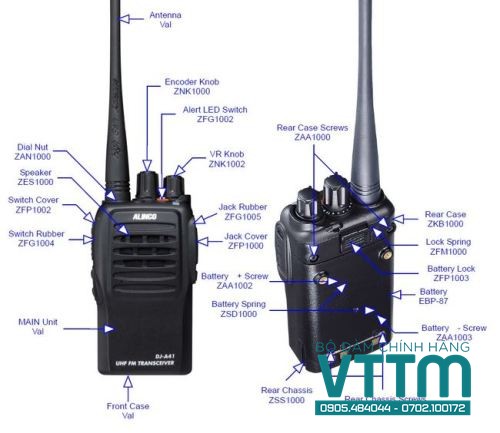 Máy bộ đàm DJ-A41 | Liên lạc rõ nét, bền bỉ, giá tốt nhất