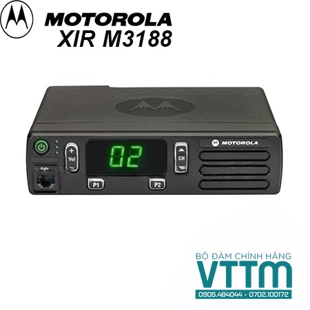 Bộ Đàm Motorola XiR M3188 VHF | Gắn Xe, Trạm Chuyên Nghiệp