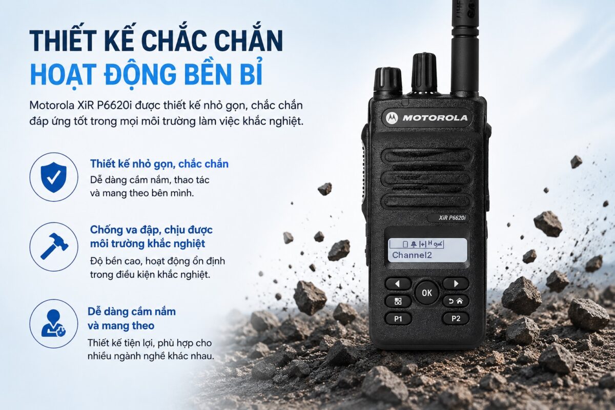 Bộ đàm Motorola XiR P6620i