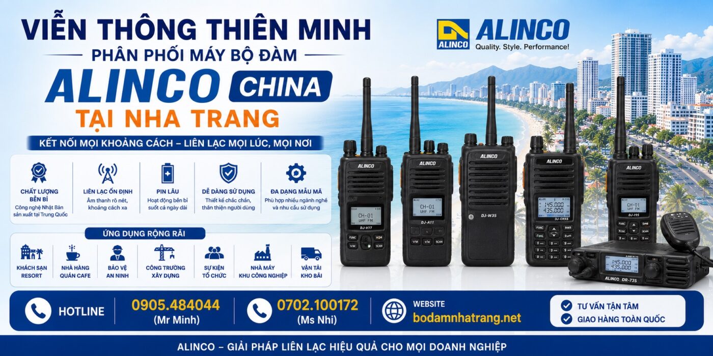 máy bộ đàm alinco tại Nha Trang