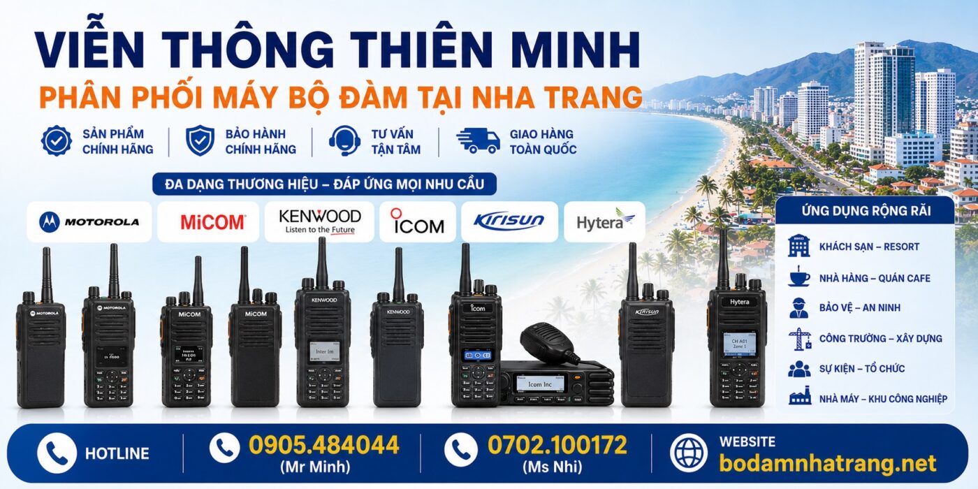 máy bộ đàm tại Nha Trang